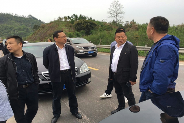 4.14蓮都區(qū)領導赴現(xiàn)場調(diào)研，關心支持公司發(fā)展后勁